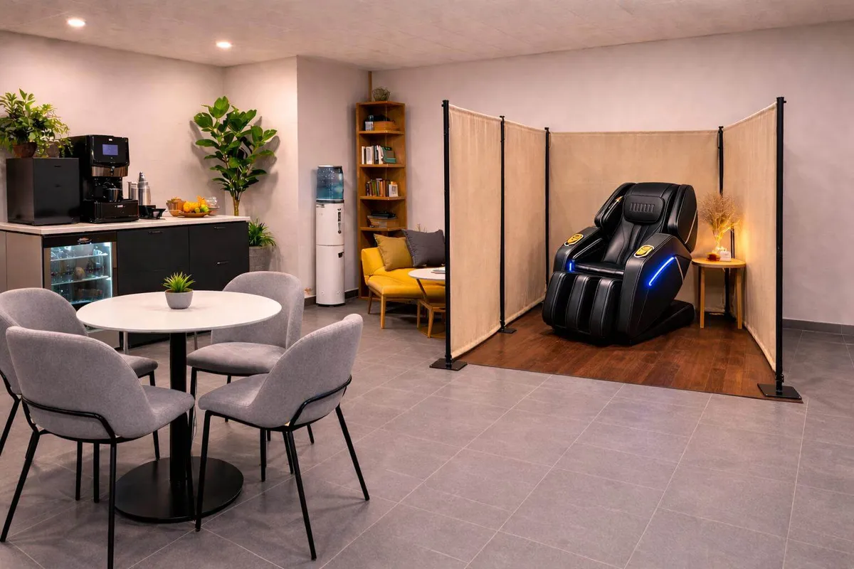 Fauteuil de massage ZoneRelax en entreprise